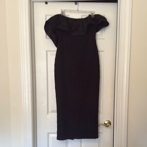 Elegant Black Off-Shoulder Dress